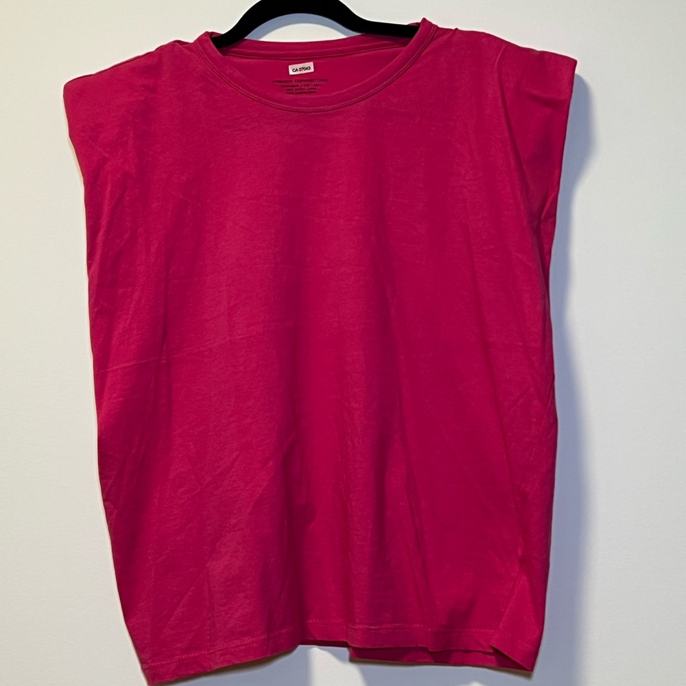 Bright Pink Sleeveless Top